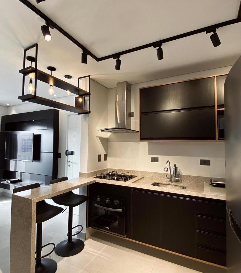 Apartamento 1 dormitório no Boqueirão com Piscina, 50 metros da Praia Praia Grande  Exterior foto